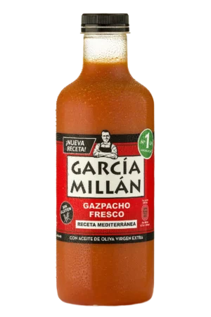Gazpacho fresco receta mediterranea Garcia Millan botella de 1 litro