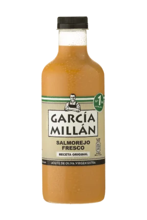 Salmorejo fresco receta tradicional cordobés Garcia Millan botella de 1 litro